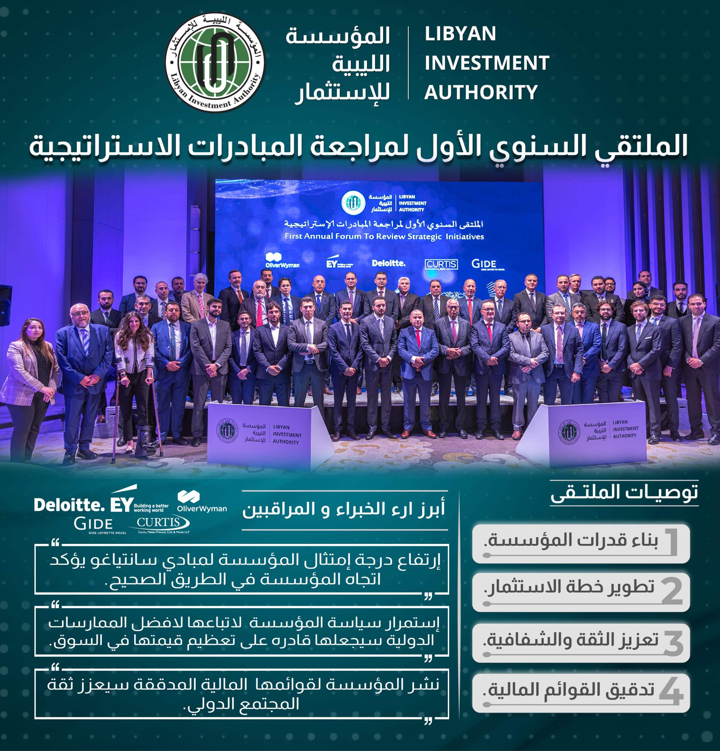 الملتقى السنوي الأول لمراجعة المبادرات الاستراتيجية